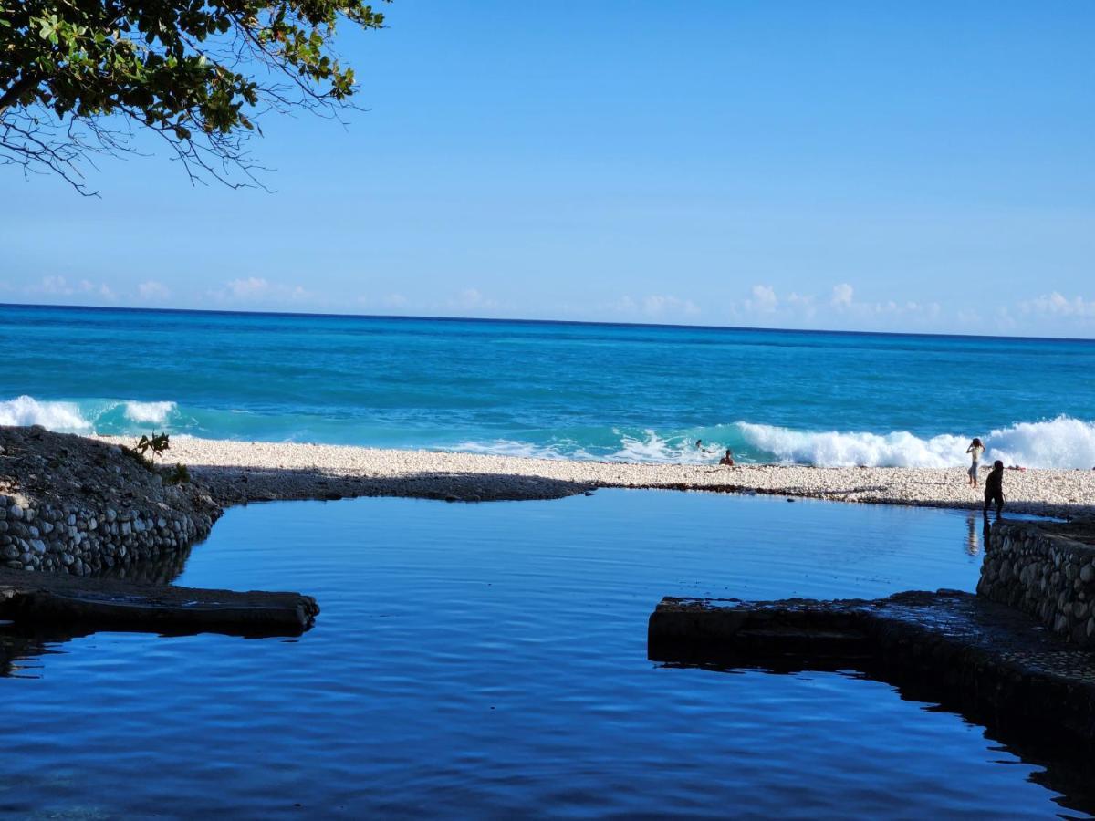 Beachfront Apartment, Quiet 4 Beds, 1 Bath, Ac, Wi-Fi, Hot Water, In Paraiso Near Los Patos Exterior foto