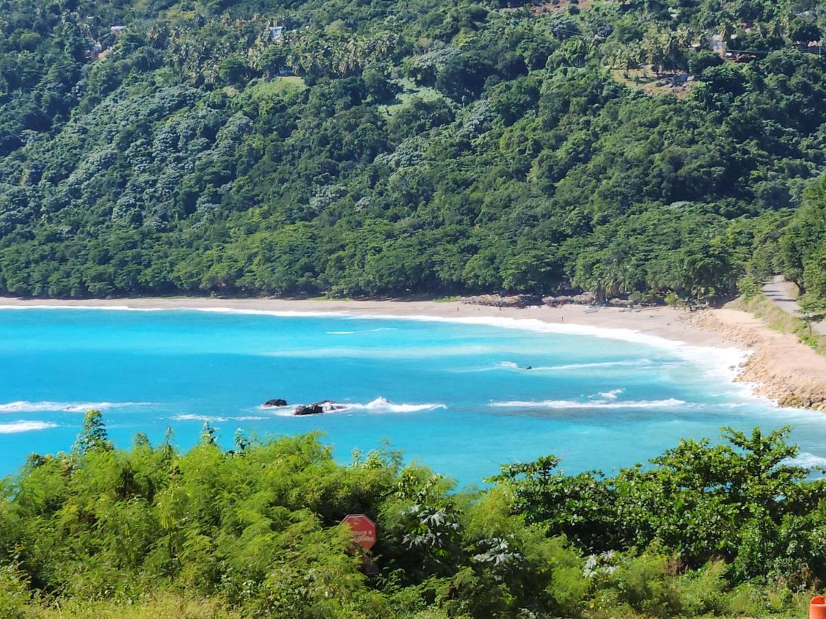 Beachfront Apartment, Quiet 4 Beds, 1 Bath, Ac, Wi-Fi, Hot Water, In Paraiso Near Los Patos Exterior foto